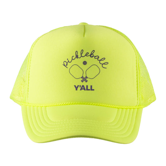 Adult Pickleball Y'ALL Trucker Hat