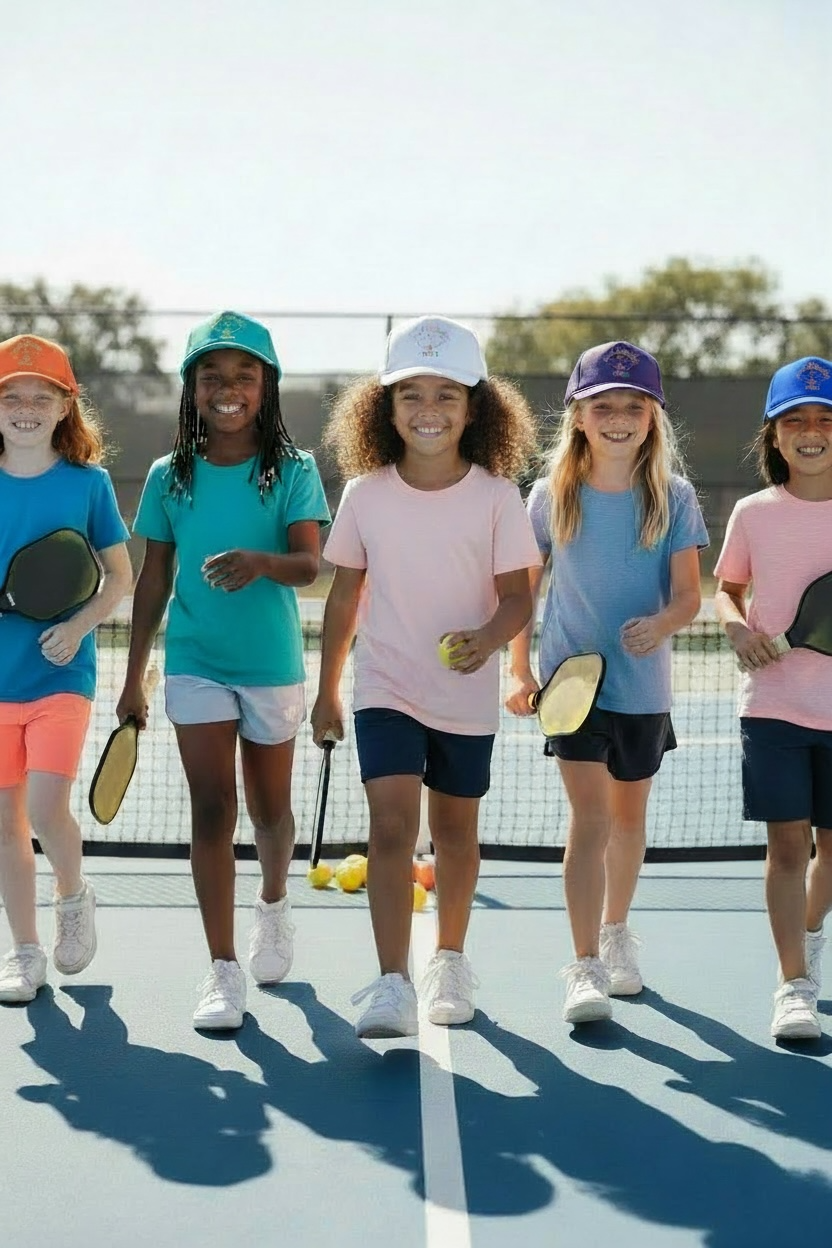 Kids Pickleball Y'ALL Trucker Hat