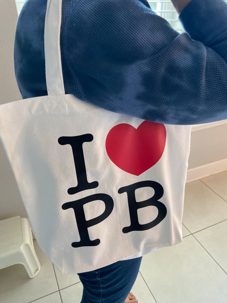 I ❤️ PB Tote Bag