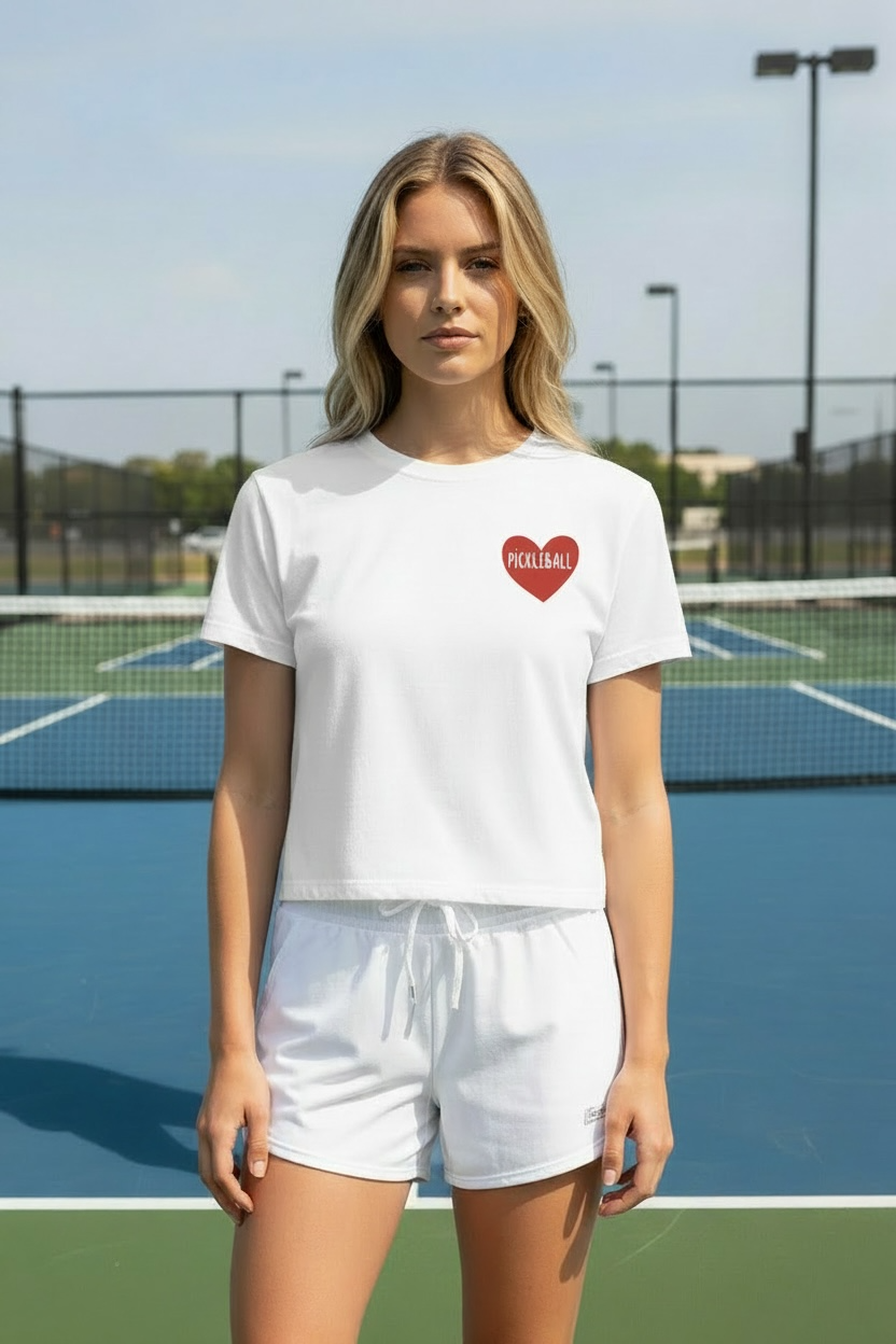 Pickleball ❤️ Shrunken Tee
