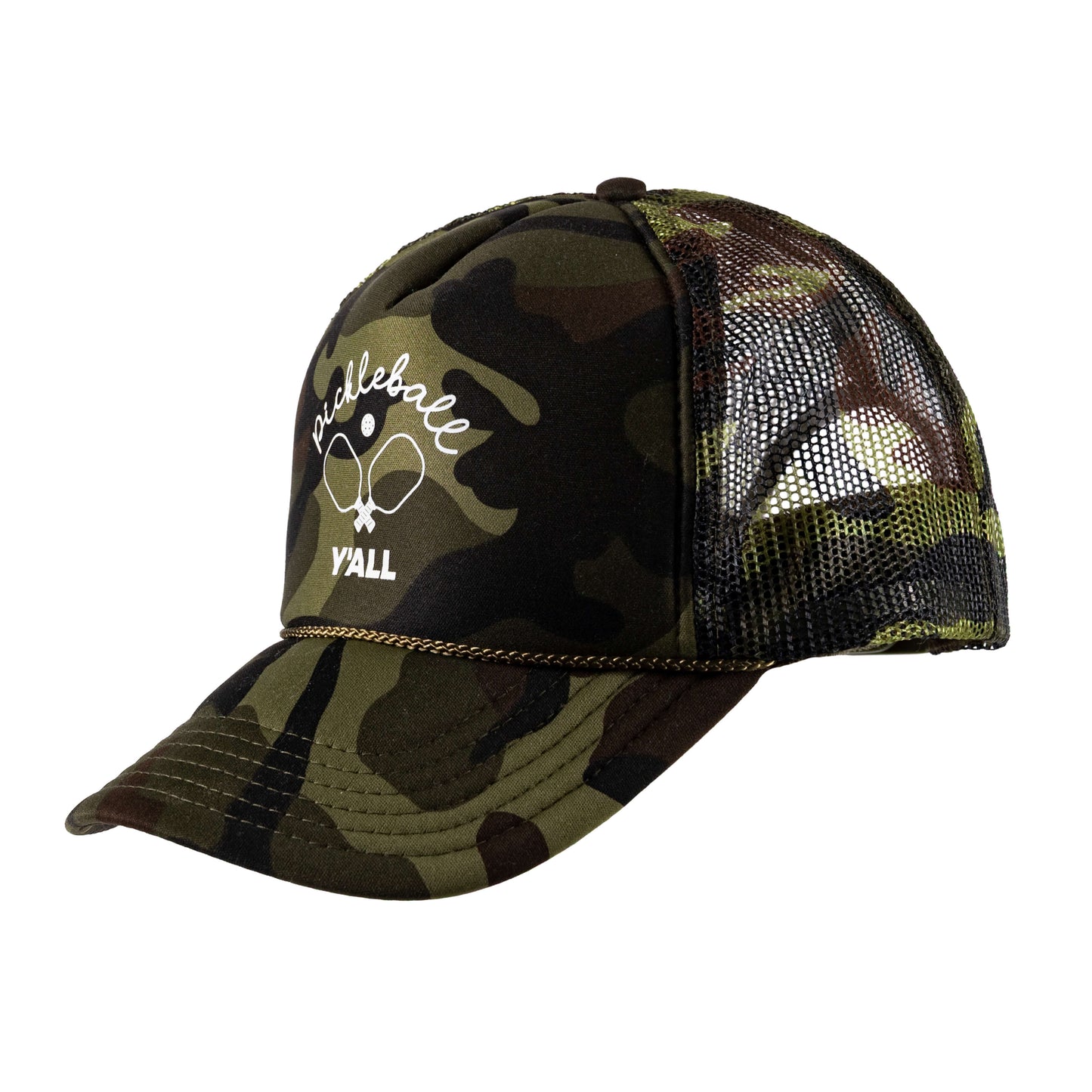 Adult Pickleball Y'ALL Trucker Hat