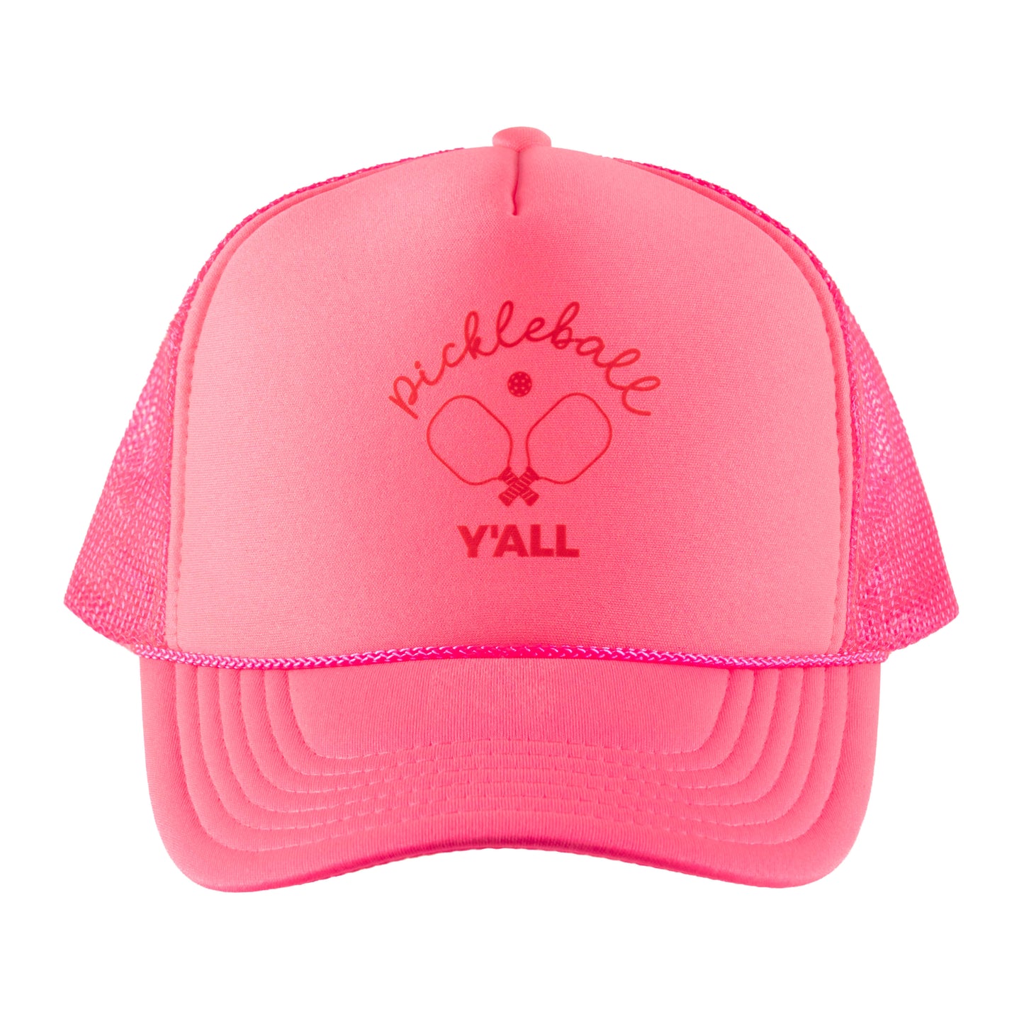 Adult Pickleball Y'ALL Trucker Hat