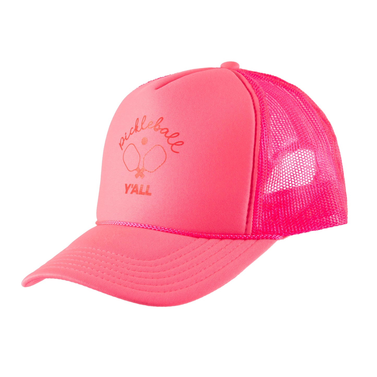 Adult Pickleball Y'ALL Trucker Hat