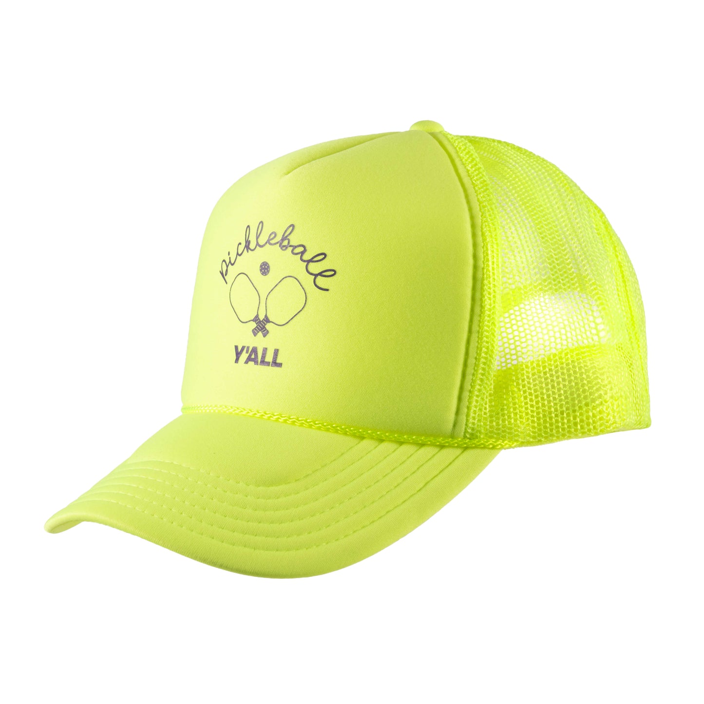 Adult Pickleball Y'ALL Trucker Hat