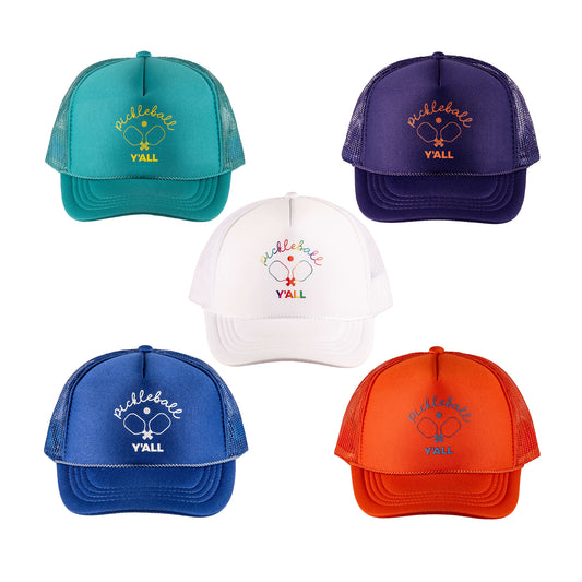 Kids Pickleball Y'ALL Trucker Hat